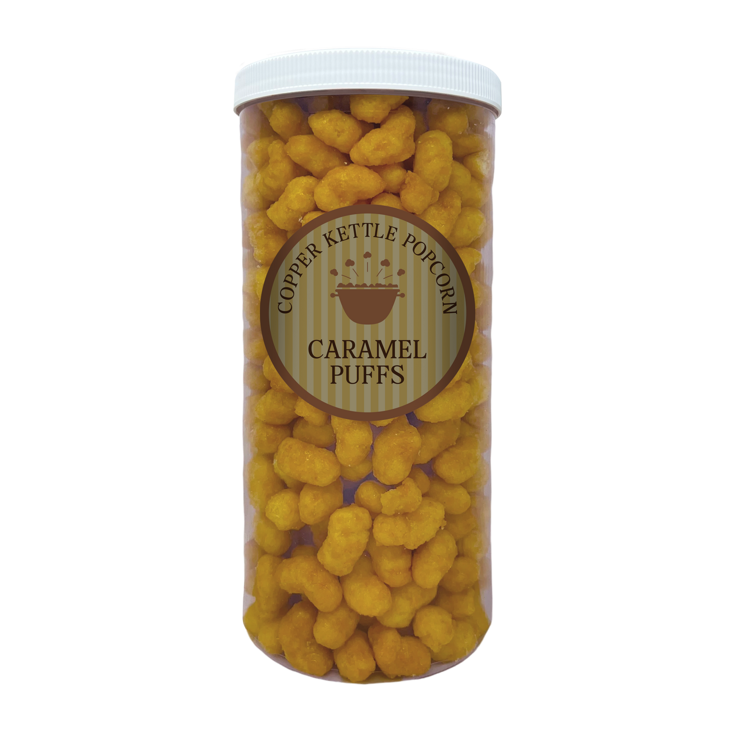 Caramel Puffs Canister - 12 Serving