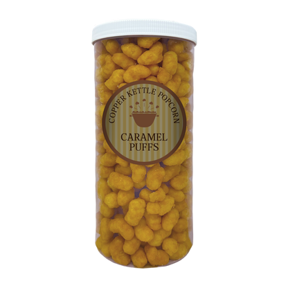 Caramel Puffs Canister - 12 Serving