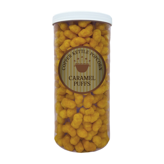 Caramel Puffs Canister - 12 Serving