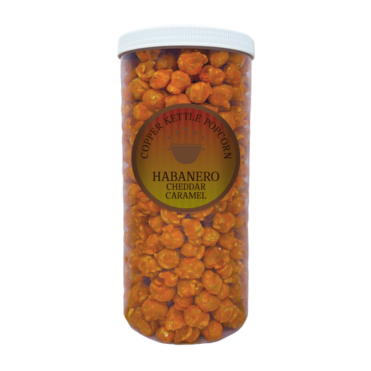 Habanero Cheddar Caramel Canister - 12 Serving