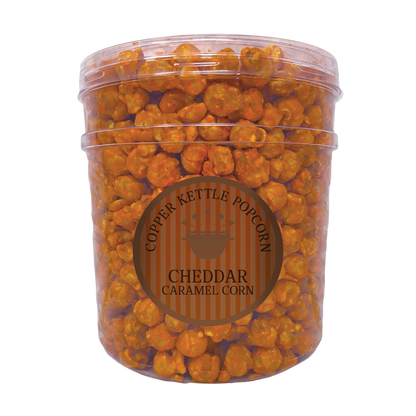 Cheddar Coated Caramel Tub - 22 Servings