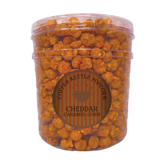 Cheddar Coated Caramel Tub - 22 Servings