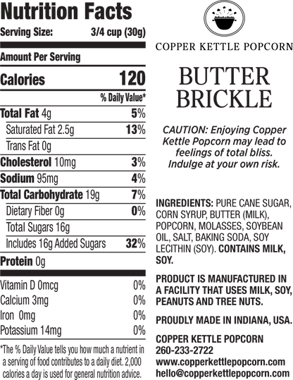 Butter Brickle Tub - 22 Servings