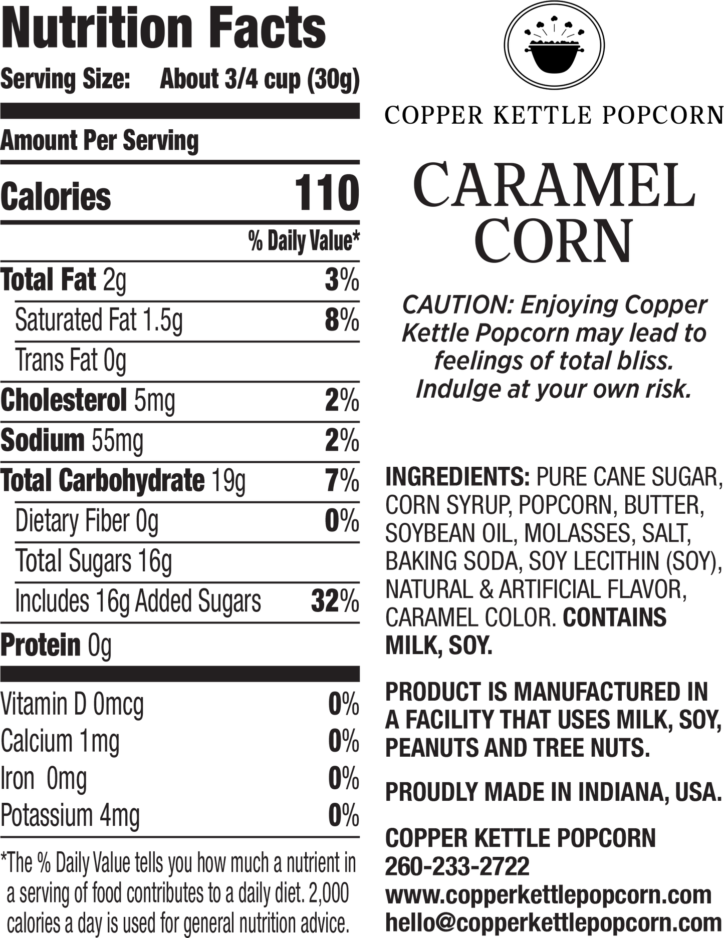 Caramel Corn Tub - 22 Servings