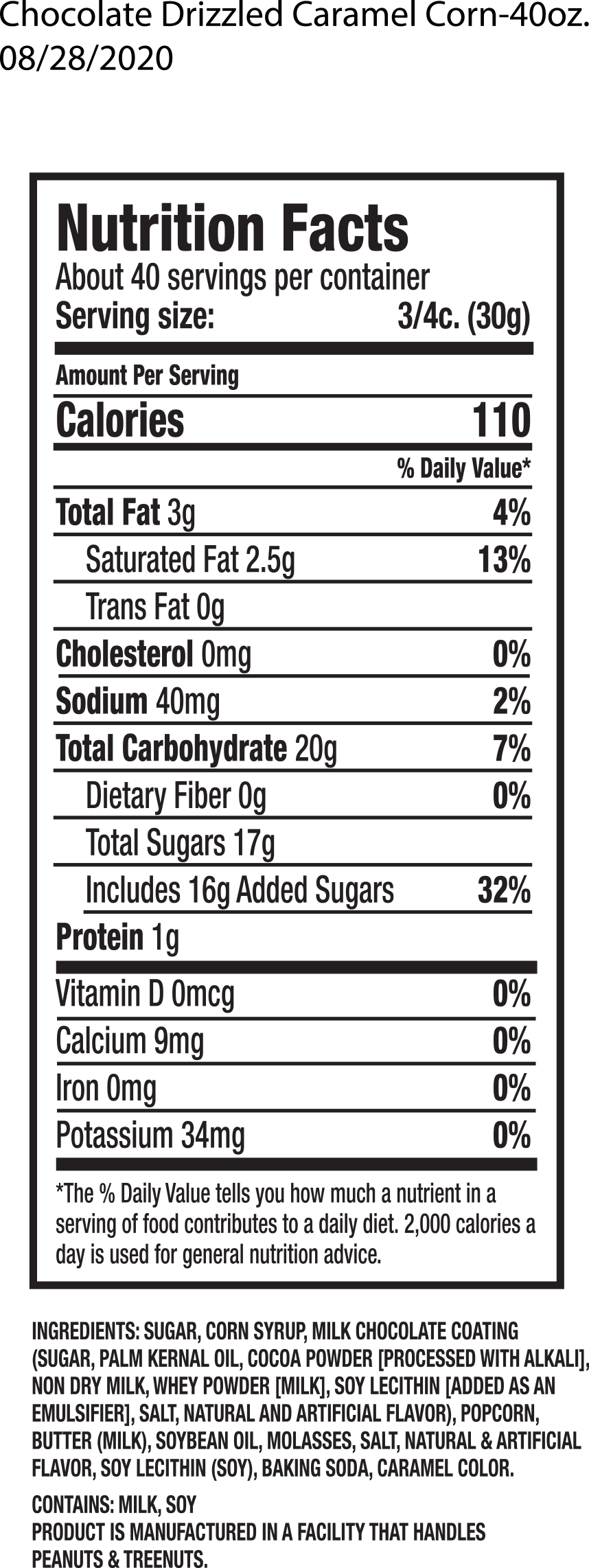 Chocolate Drizzle Tub - 22 Servings